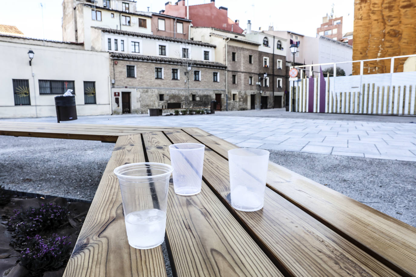 Así ha amanecido Logroño tras la celebración de Nochevieja