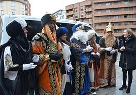 Los Reyes reciben a los niños de Calahorra
