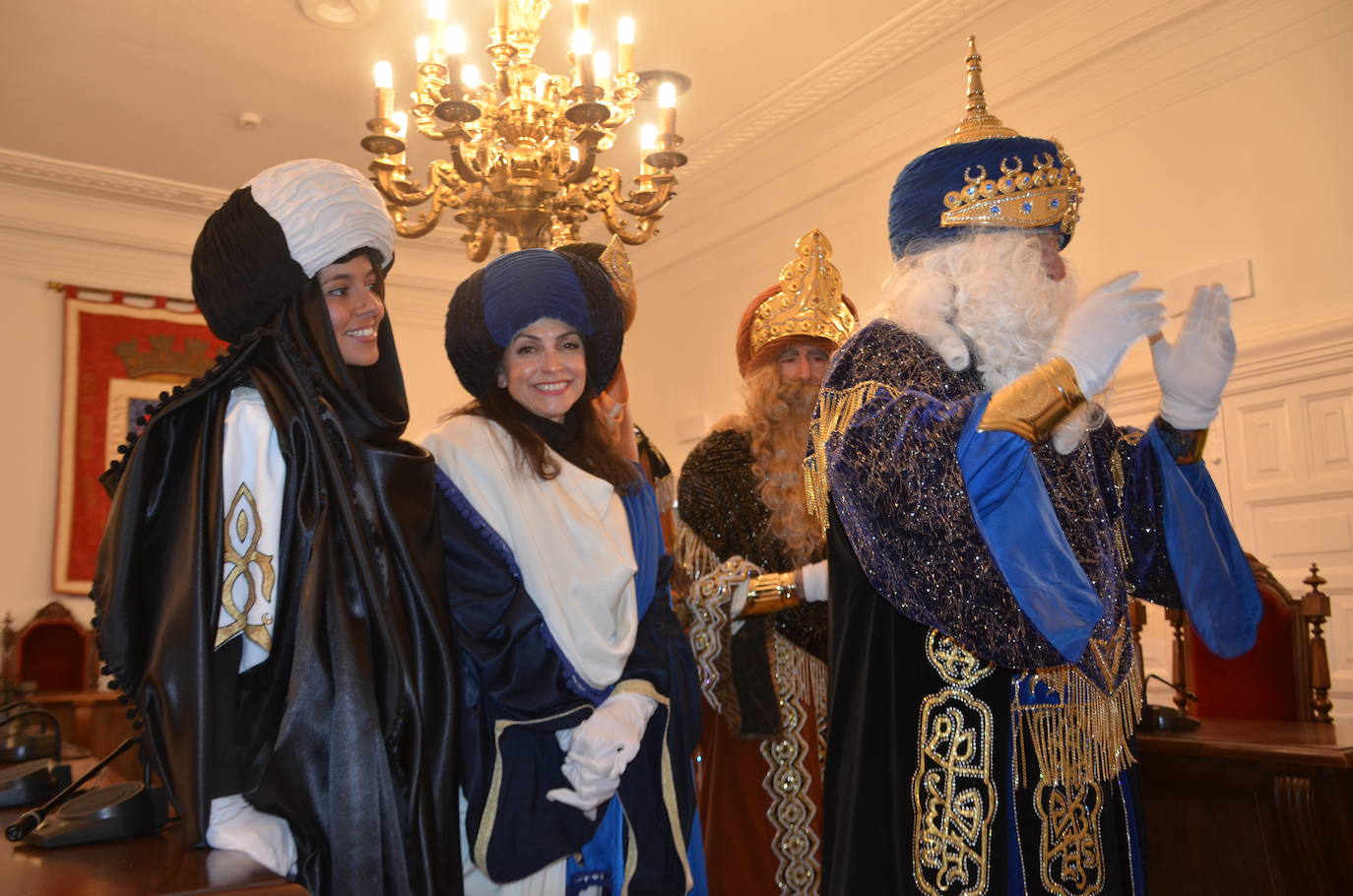 Los niños de Calahorra, con los Reyes Magos
