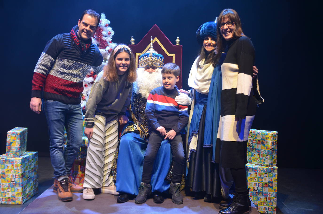 Los niños de Calahorra, con los Reyes Magos