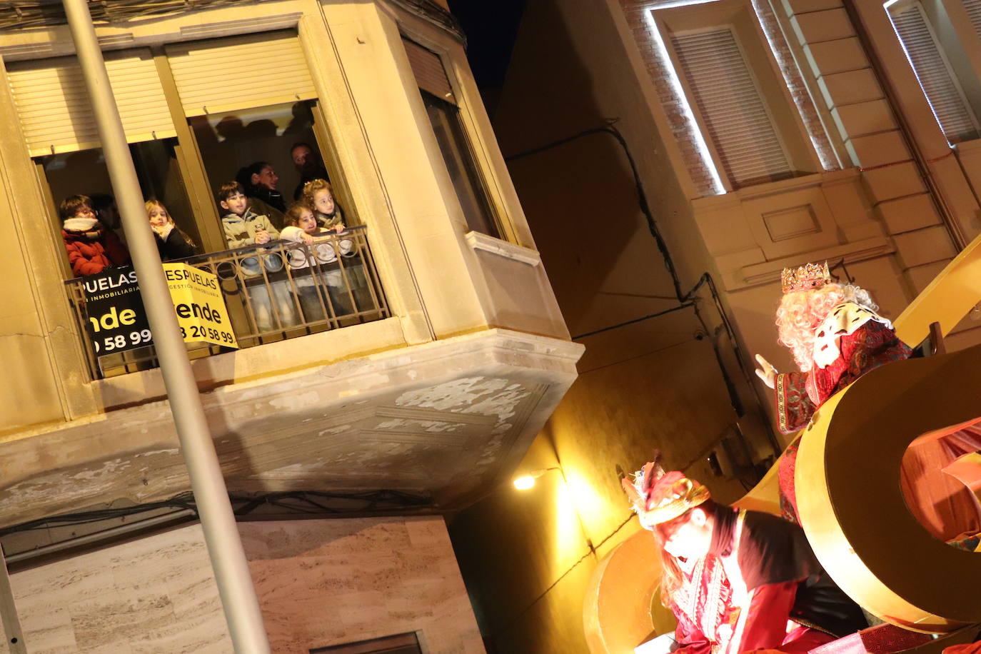 Sus Majestades, en Arnedo