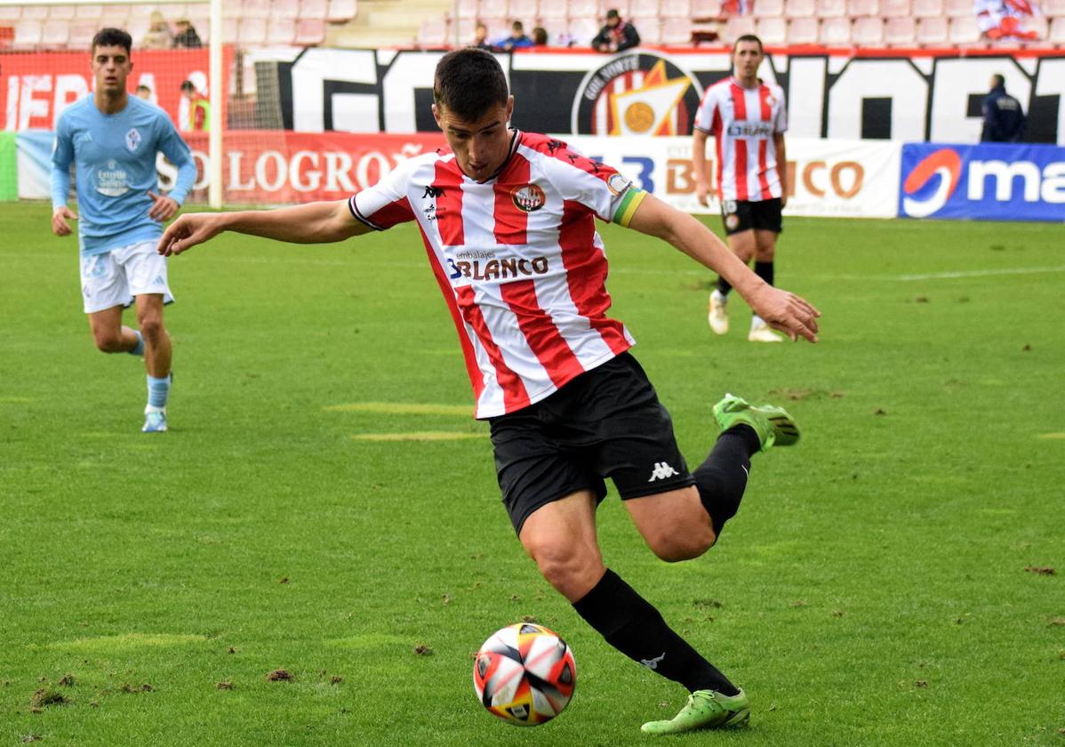 Jaime Paredes, capitán de la SD Logroñés.