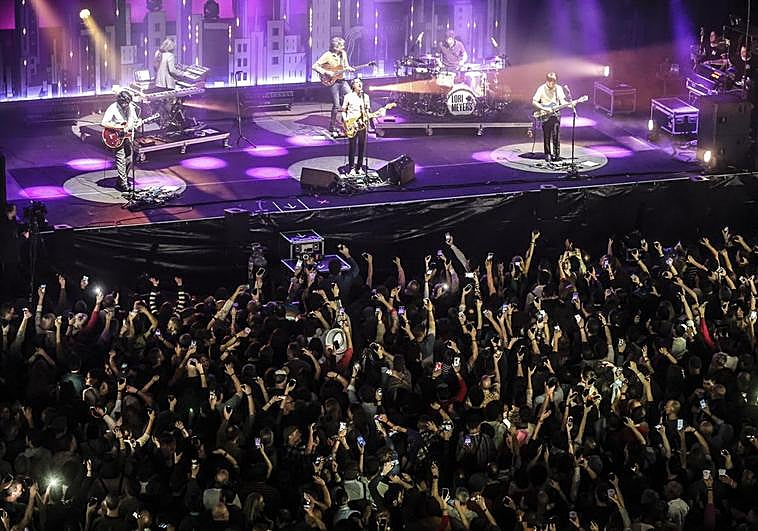 Lori Meyers, ante su público en el Palacio de Deportes.