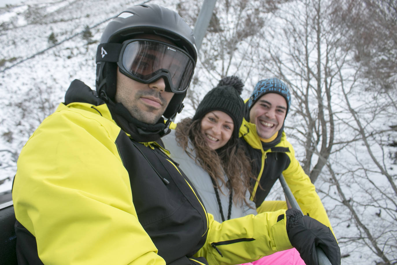 Valdezcaray se llena de esquiadores