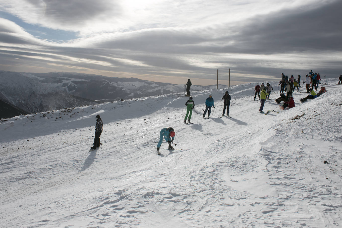 Valdezcaray se llena de esquiadores