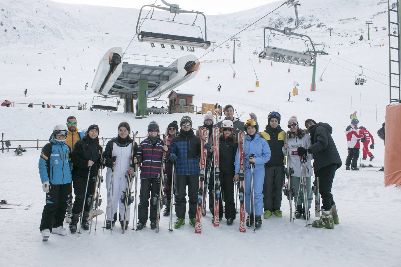 Valdezcaray se llena de esquiadores