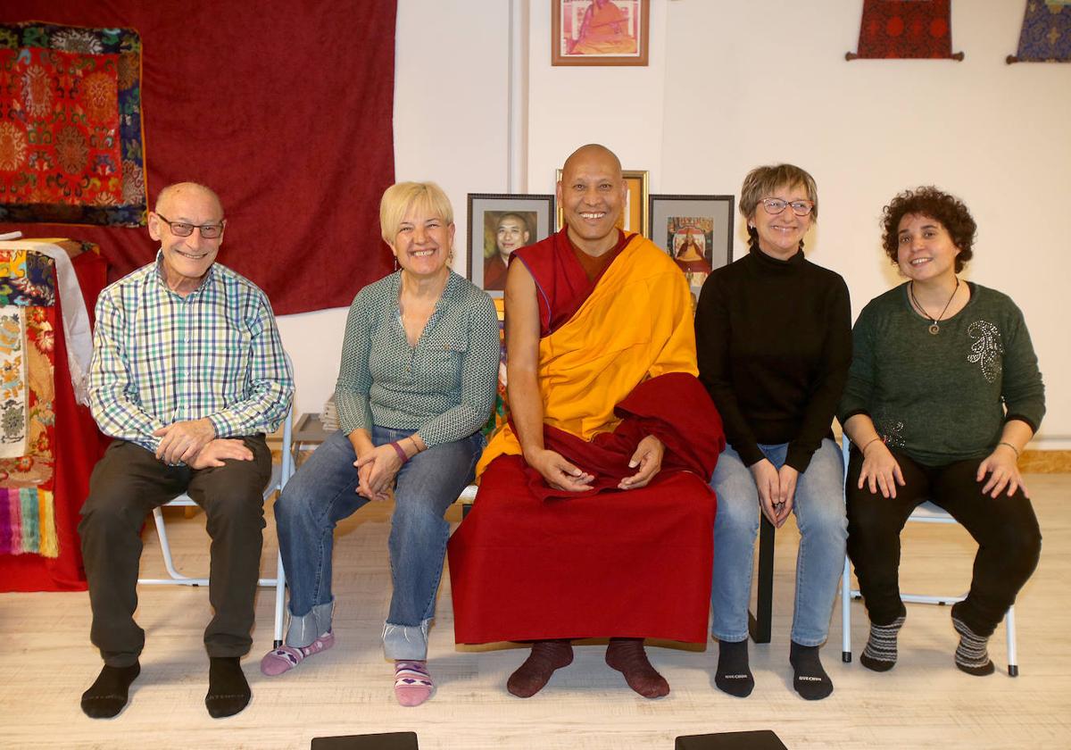 Visita del lama Gueshe Lobsang Yeshi a Logroño este fin de semana.