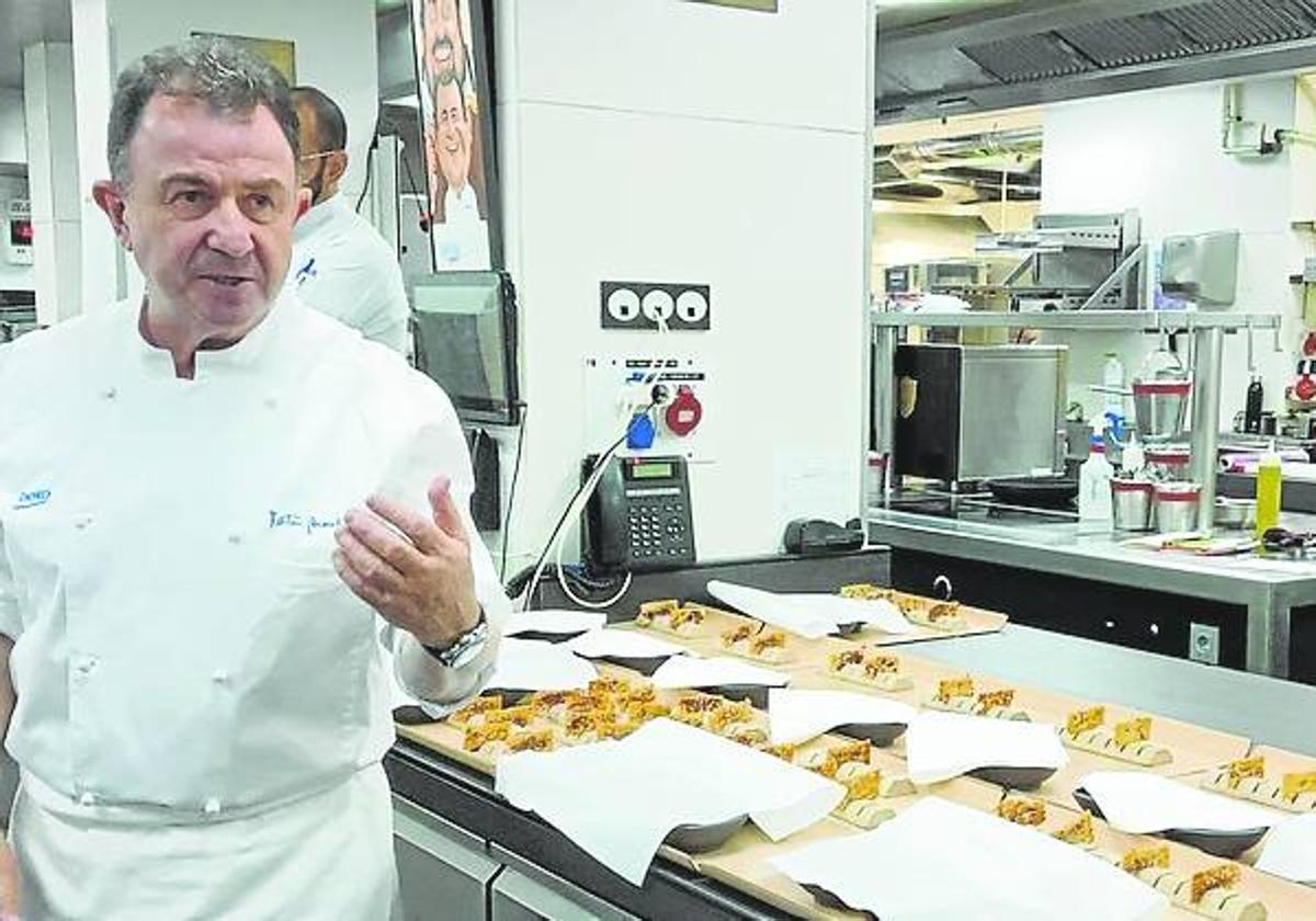 Martín Berasategui, el chef vasco, un titán de los fogones.