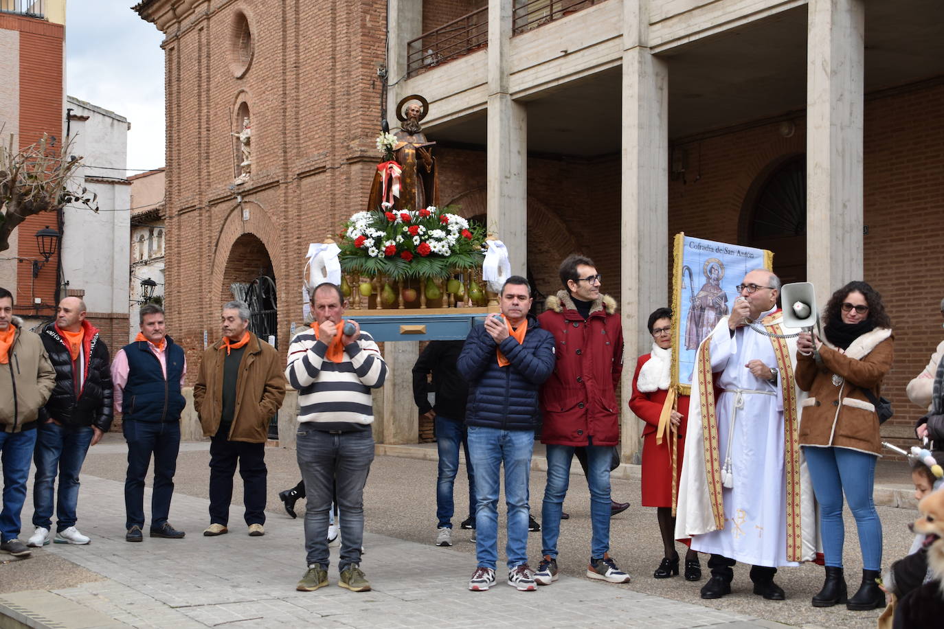 Bendición de animales por San Antón en Rincón de Soto