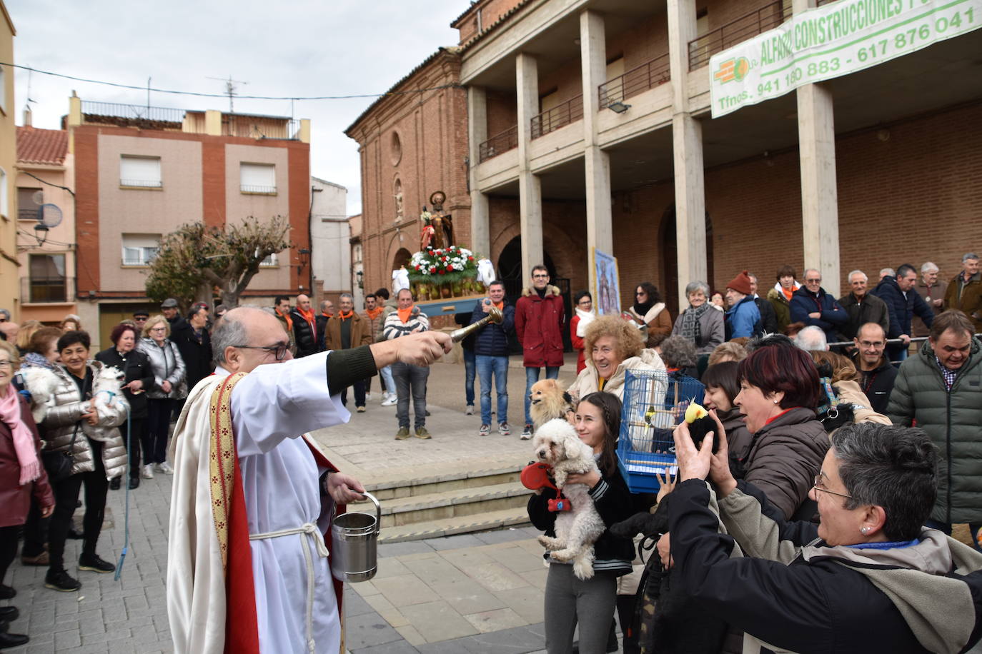 Bendición de animales por San Antón en Rincón de Soto