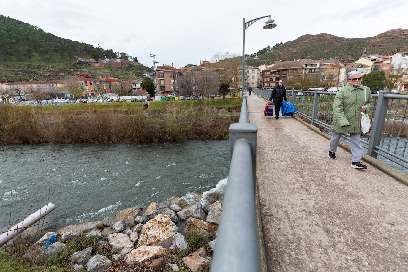 Ecologistas y pescadores alertan por la falta de agua en los ríos de La Rioja