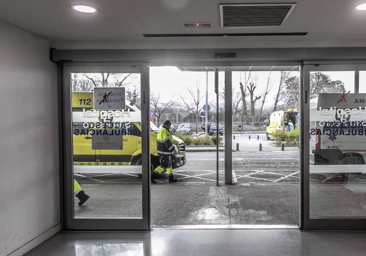 Herido un motorista de 41 años tras sufrir una caída en la plaza Joaquín Elizalde de Logroño