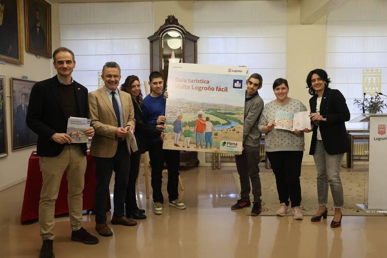 Presentación de la guía turística 'Visita Logroño fácil'.