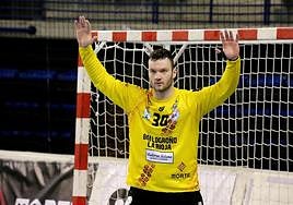 Kristof Palasics en acción en el Palacio de los Deportes.