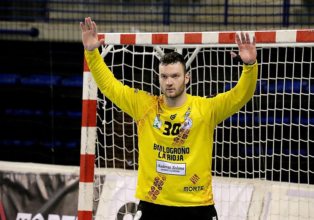 Kristof Palasics en acción en el Palacio de los Deportes.