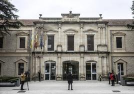 Fachada del Palacio de Justicia de Logroño.