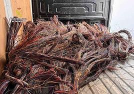 Doce implicados en la trama de robo de cable que afectó a varias localidades riojanas