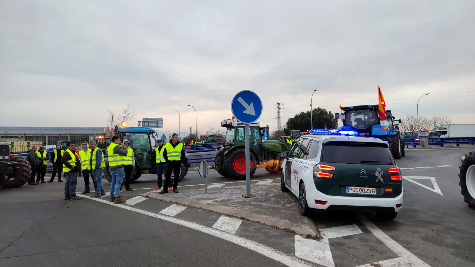 La movilización de Nájera, en imágenes