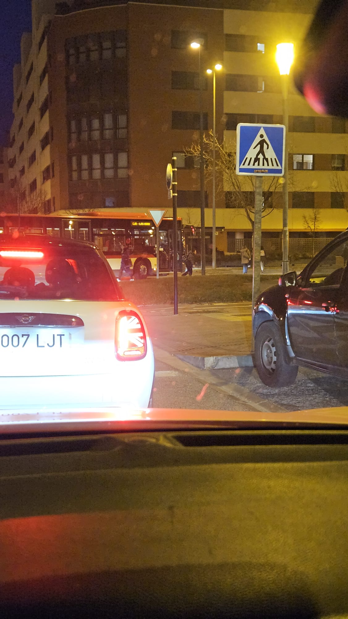 La tractorada, en las primeras horas del día