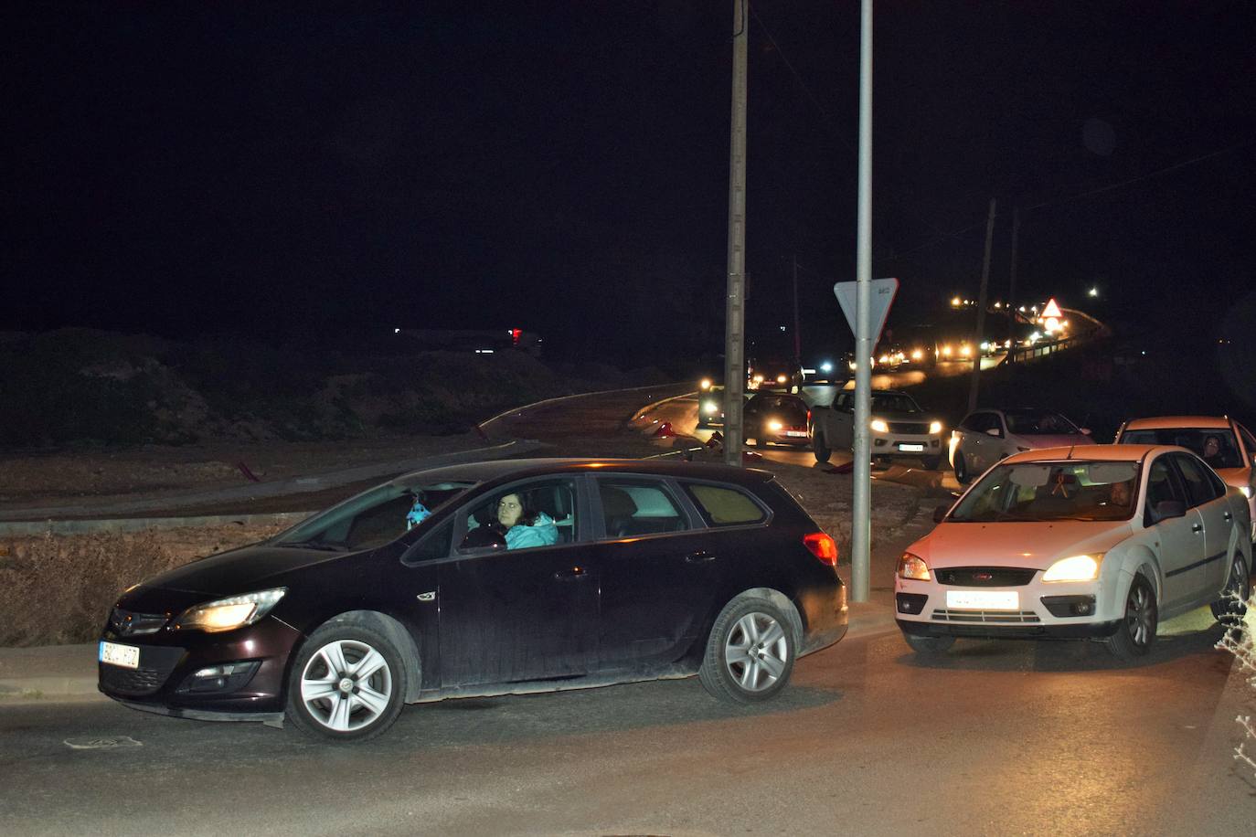 Fotos de la protesta agraria en Villamediana