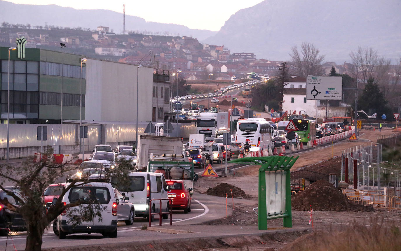 Las imágenes del segundo día de tractorada en Logroño