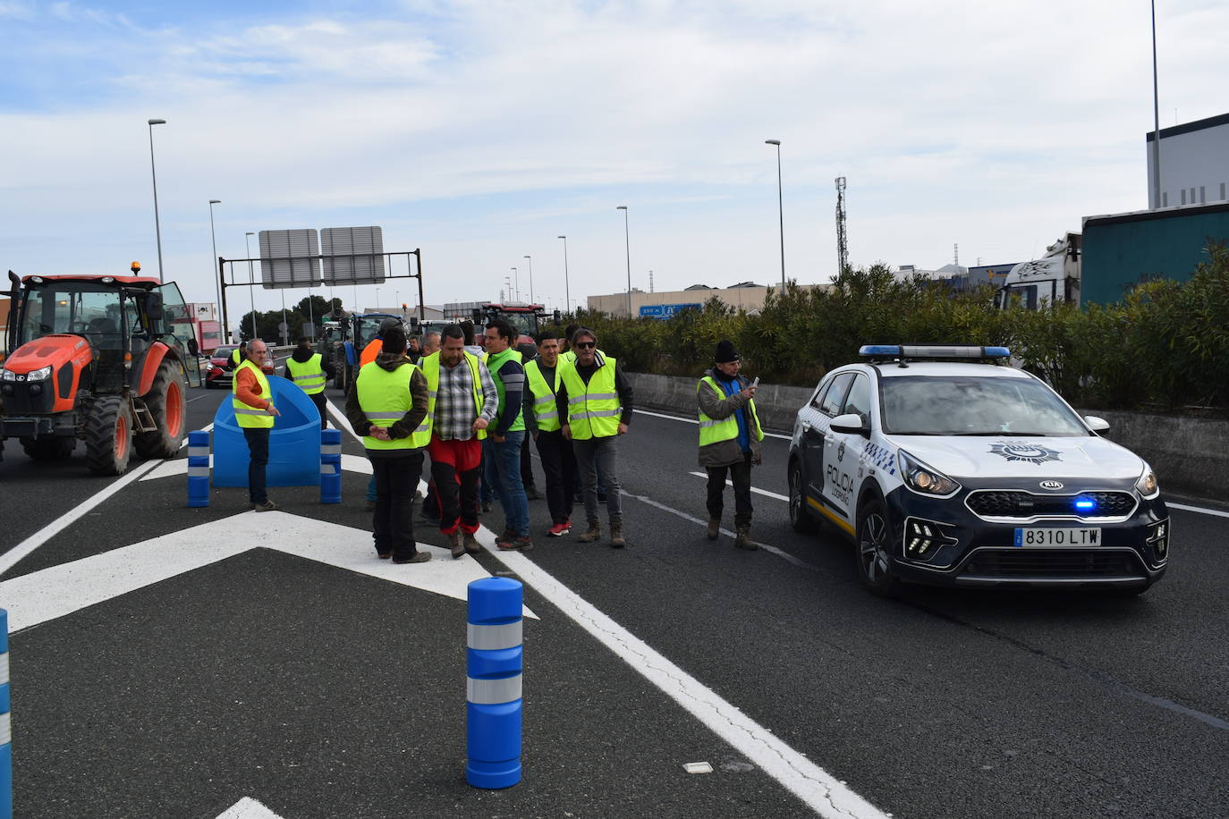 La protesta, en La Portalada