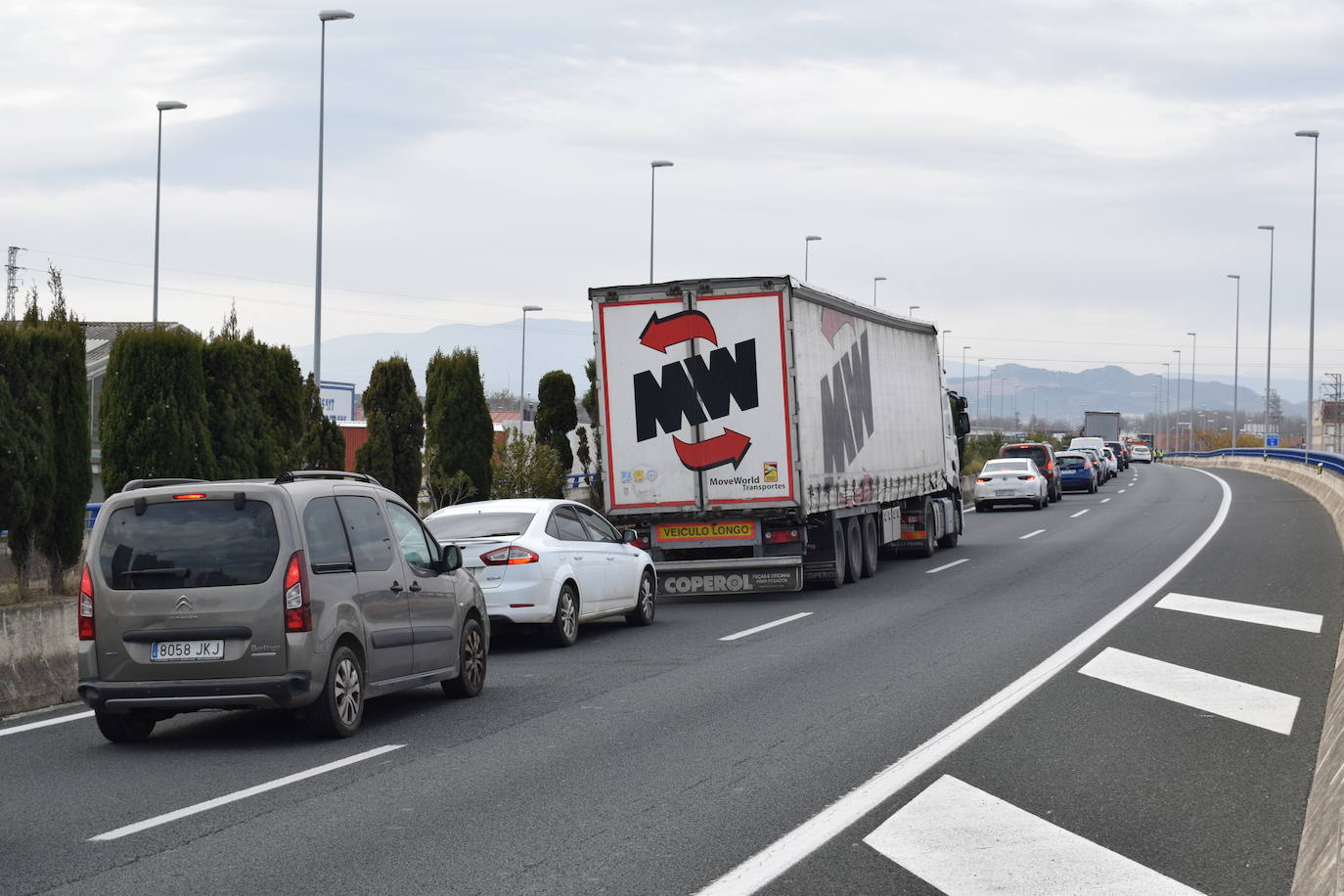 La protesta, en La Portalada