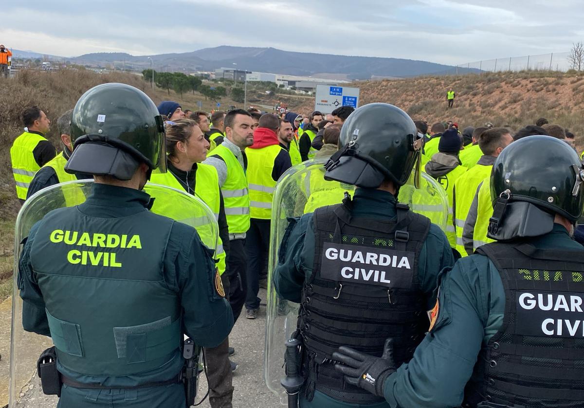 La tractorada en La Rioja