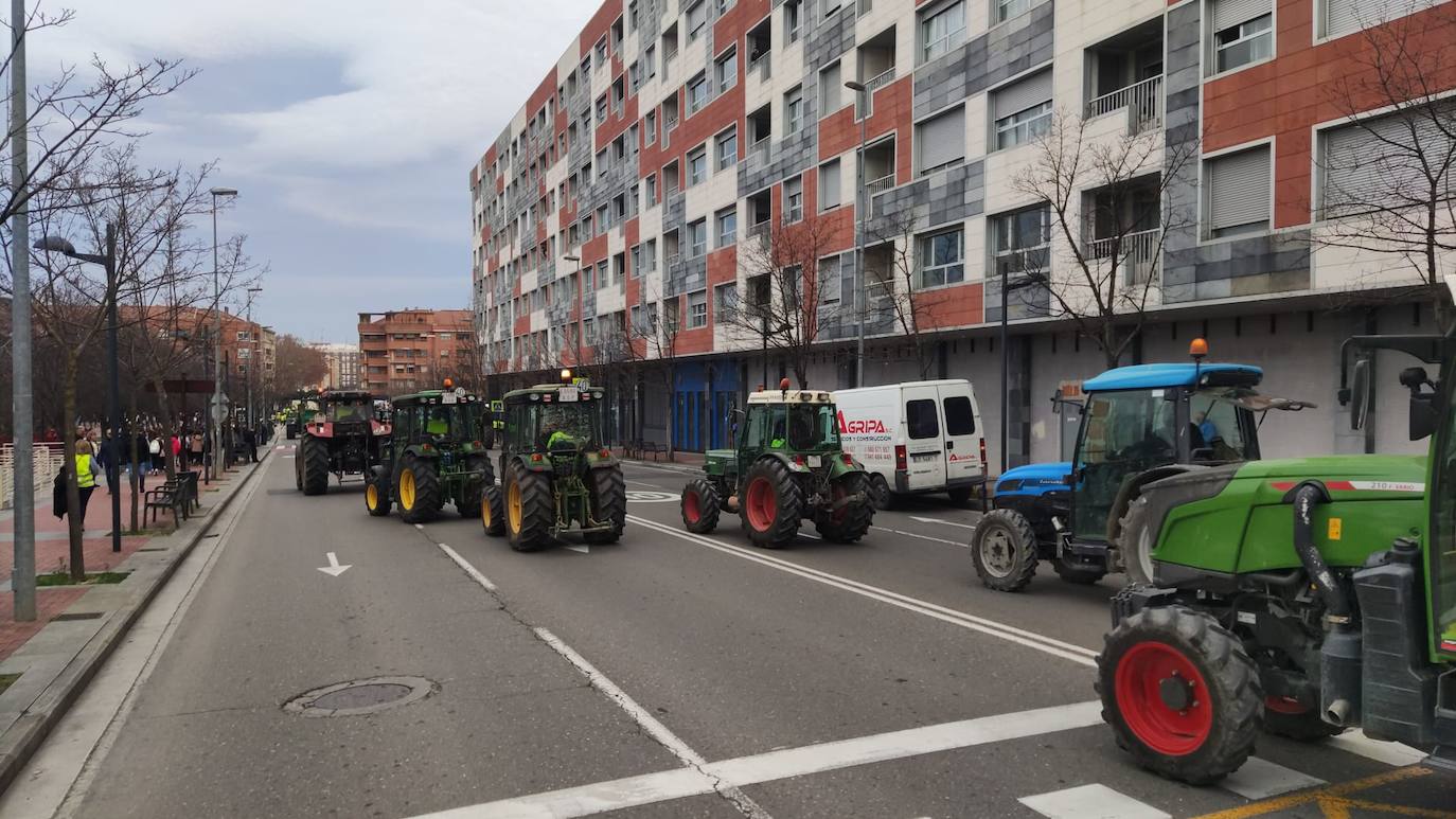 Las imágenes de la protesta en Logroño