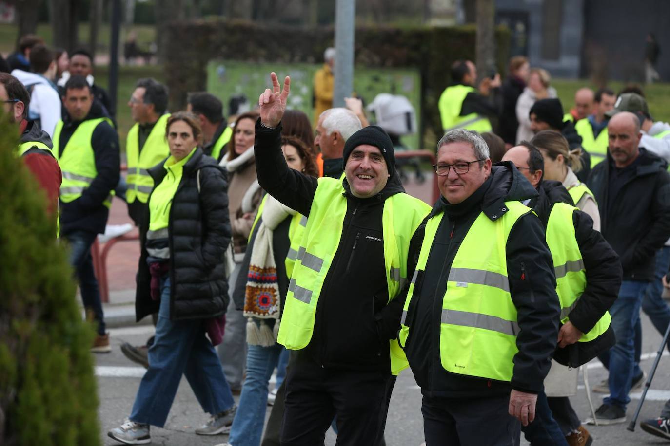 Las imágenes de la protesta en Logroño