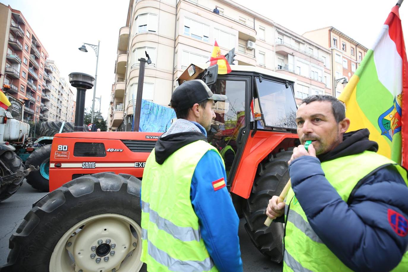 Las imágenes de la protesta en Logroño