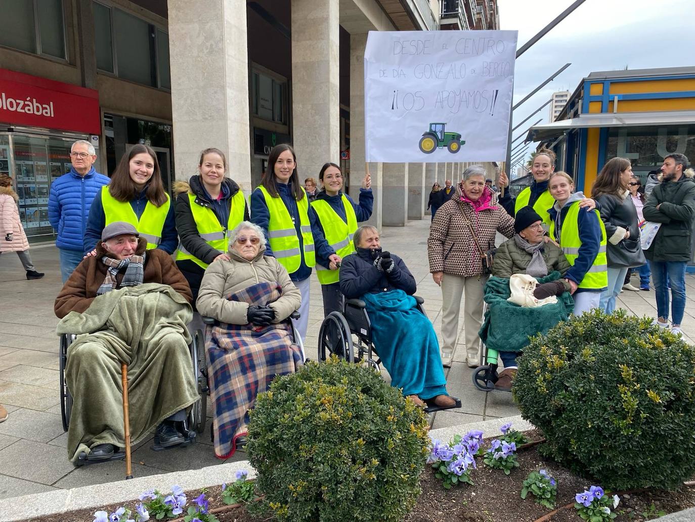 Las imágenes de la protesta en Logroño