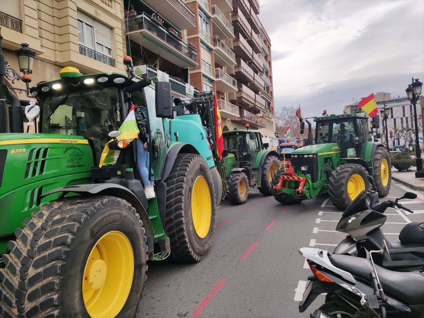 Las imágenes de la protesta en Logroño