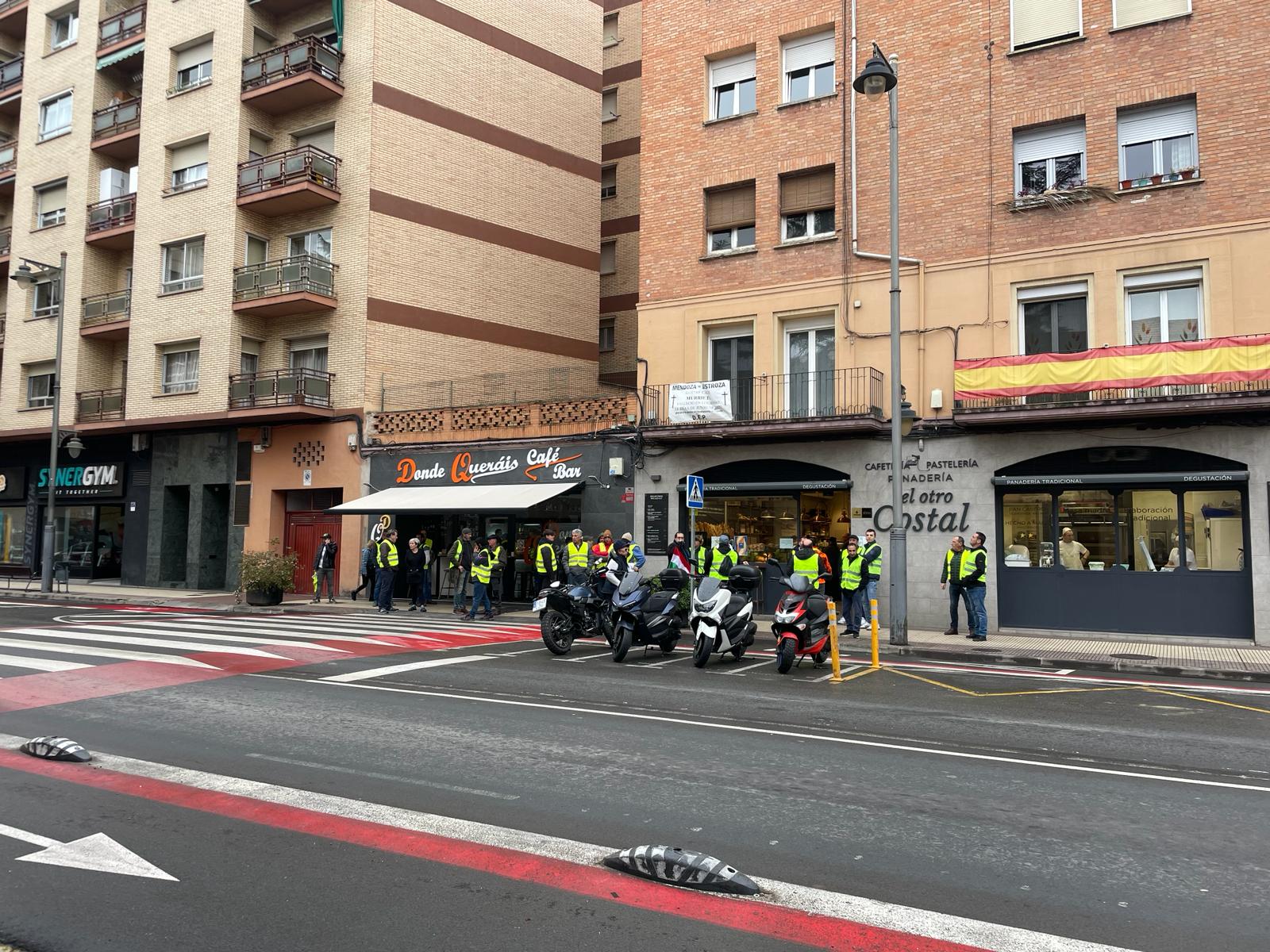 Las imágenes de la protesta agraria en La Rioja este viernes