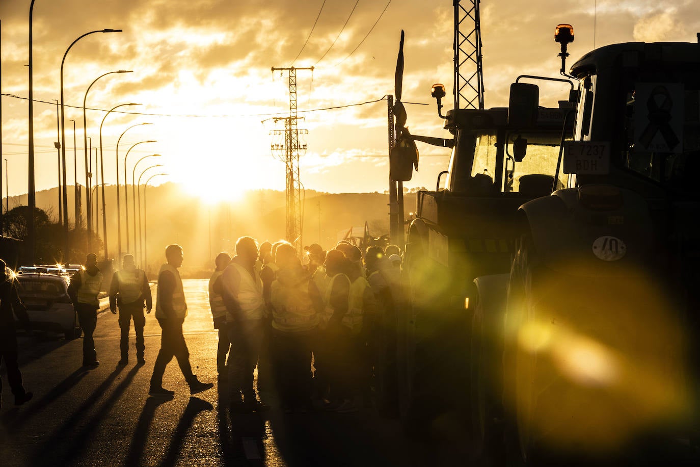 La protesta del lunes en El Sequero