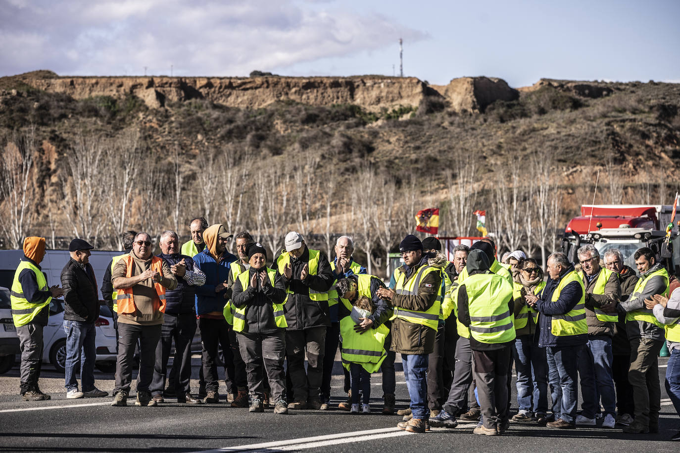 La protesta del lunes en El Sequero