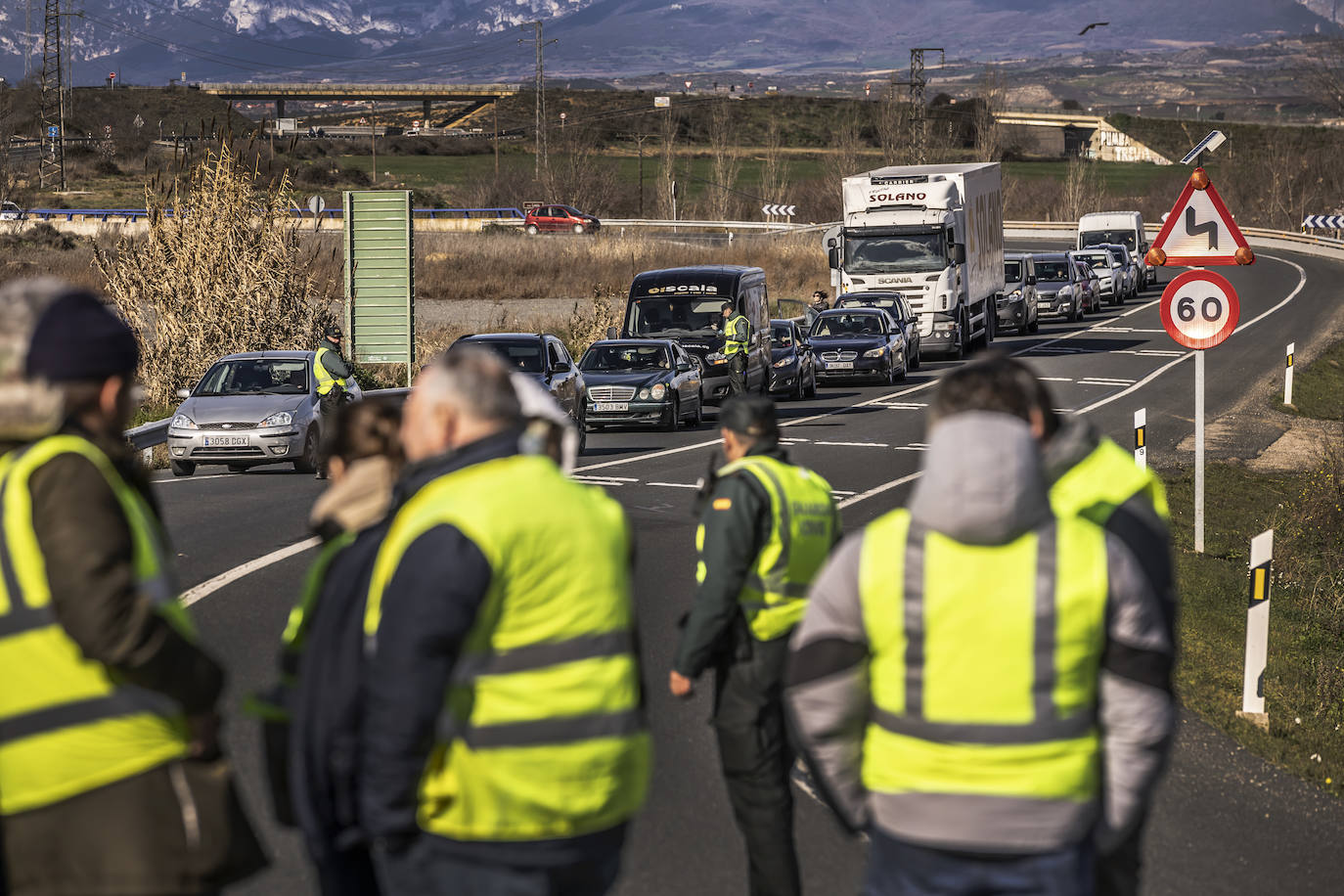 La protesta del lunes en El Sequero