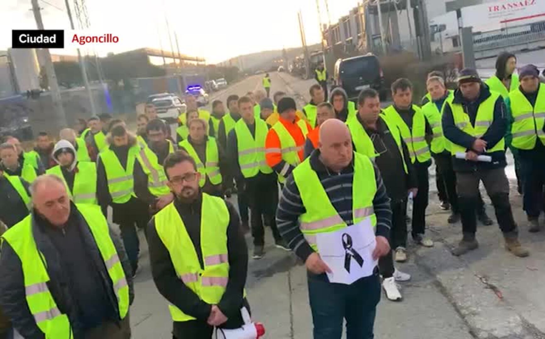 Minuto de silencio en TranSaez