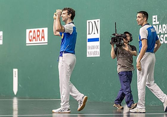 Martija y Zabala se despiden del público del Labrit.