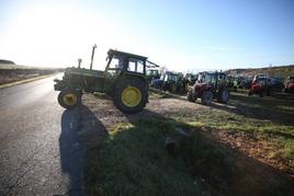 Las imágenes de los agricultores de este martes