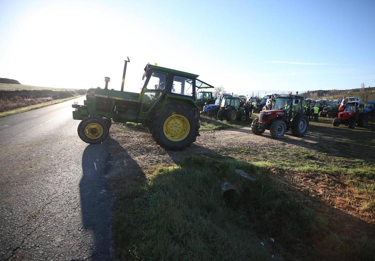 Las imágenes de los agricultores de este martes