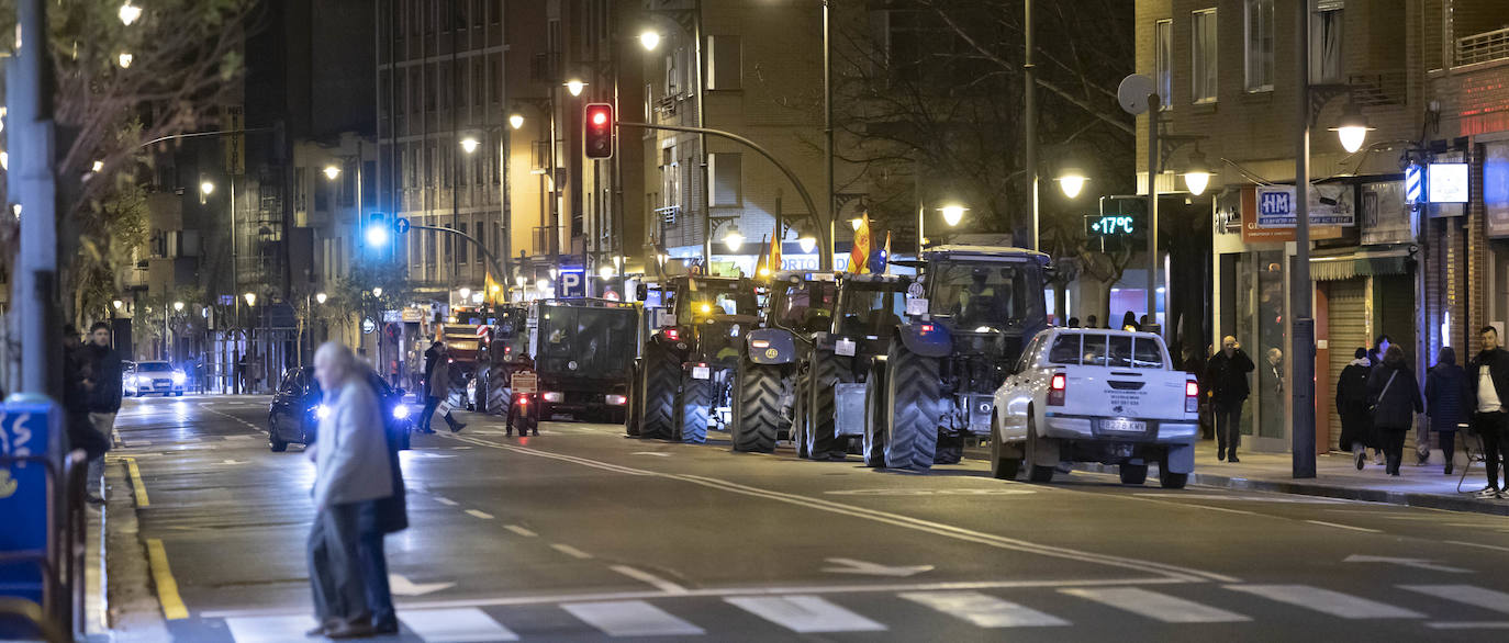 La tractorada vuelve a Logroño