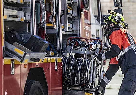Bomberos del CEIS, en una imagen de archivo.