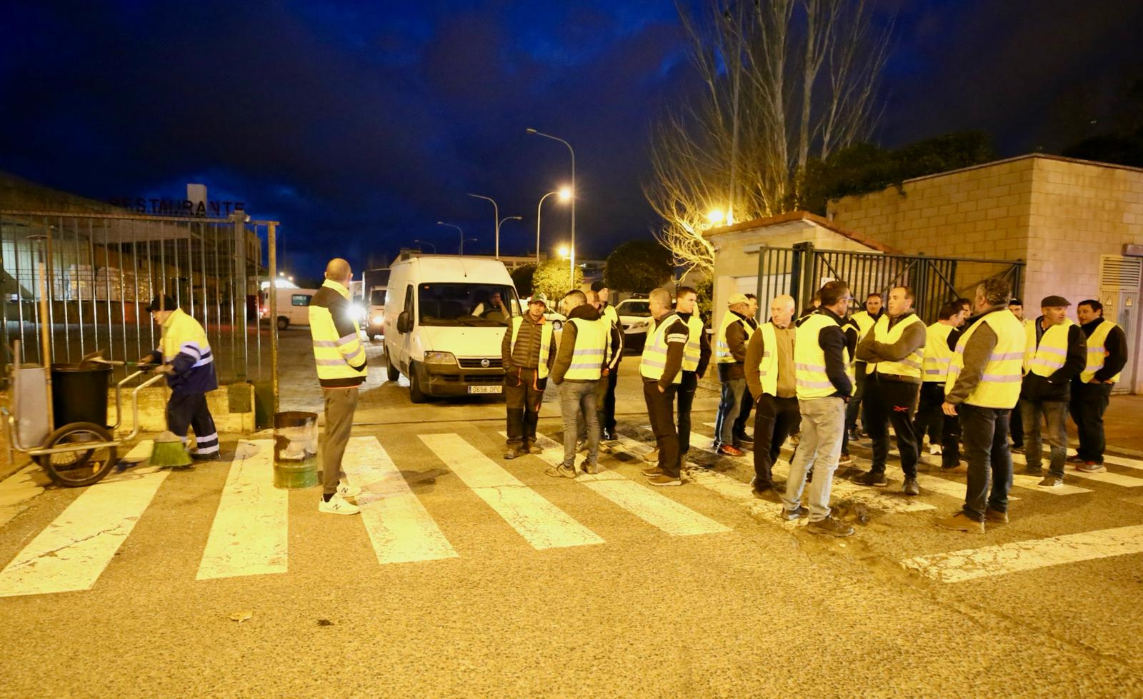 Las imágenes de la tractorada de este lunes