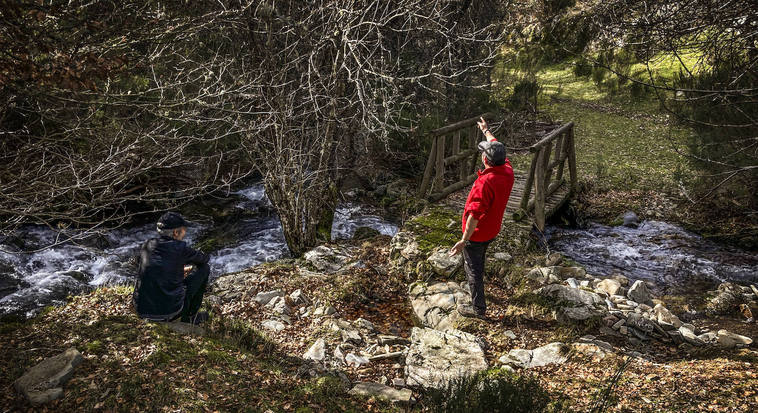 El Viguillas desagua en el arroyo de La Soledad en una zona de agradable paseo.