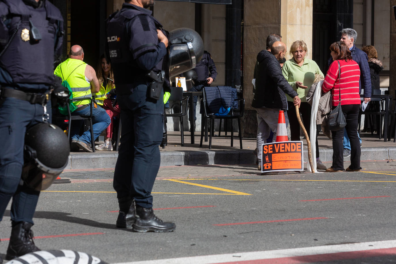 La protesta de los &#039;chalecos amarillos&#039; de este jueves, en imágenes (II)