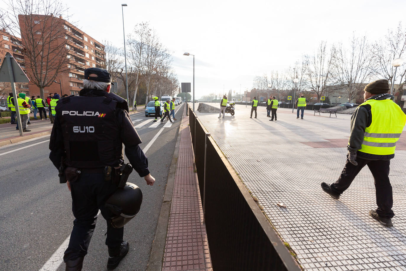 La protesta de los &#039;chalecos amarillos&#039; de este jueves, en imágenes (I)