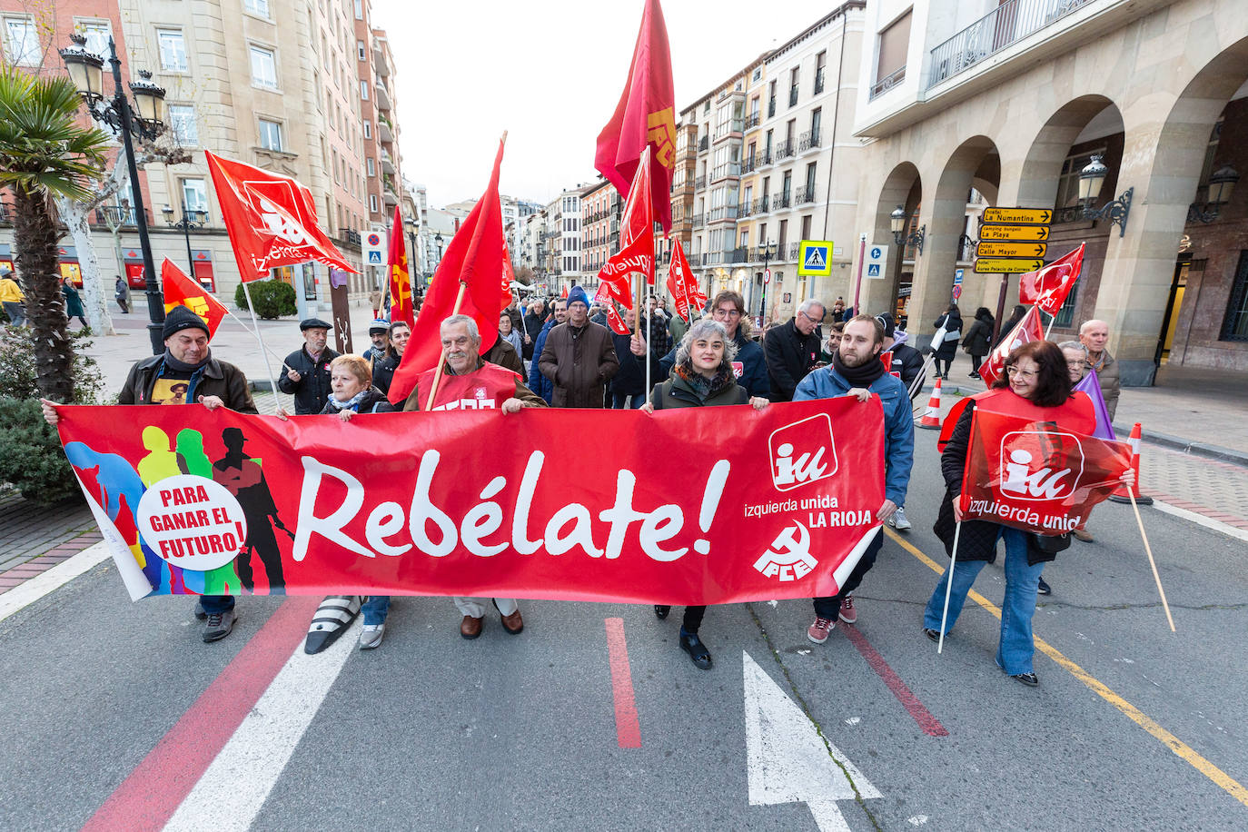 La manifestación contra la amnistía a las residencias, en imágenes