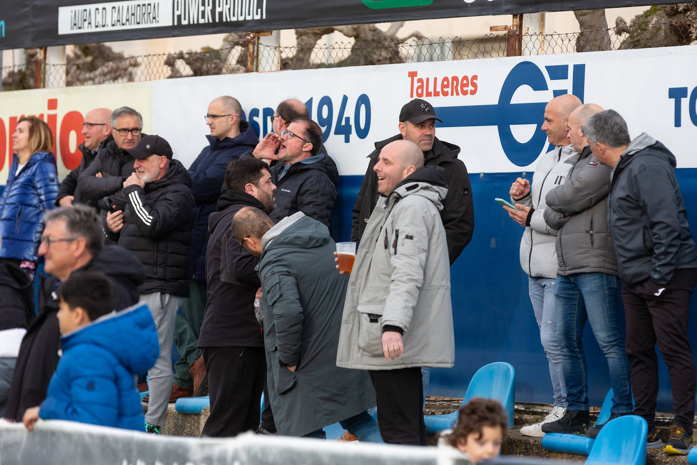 El derbi entre el Calahorra y el Náxara, en imágenes