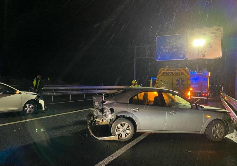 Vehículo siniestrado en el accidente.